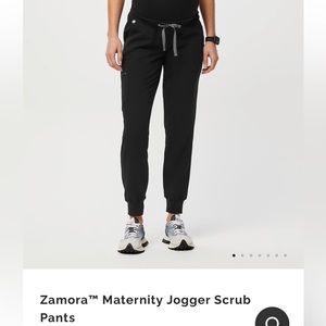 NWT Black Zamora maternity Figs pants